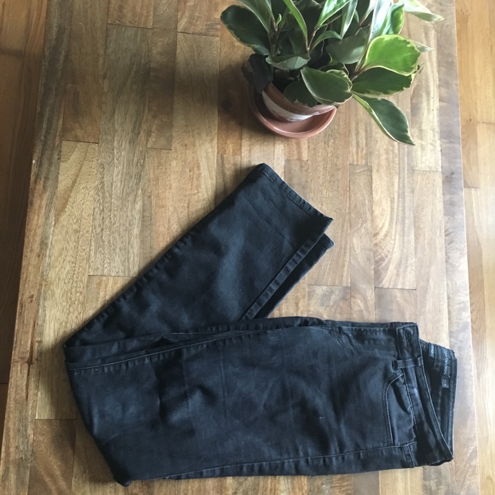 Black Calvin Klein Straight Jeans